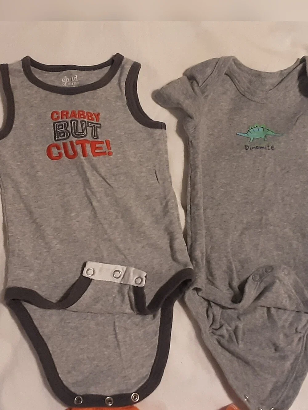 Five Baby boy Bodysuits for Newborn to 3 months